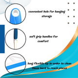 A1 Unlimited Squeegee with Soft Grip Handles 10 in., Home Kitchen Multipurpose Windows Shower Glass Doors Bathroom Car Windshield Mirrors Tiles