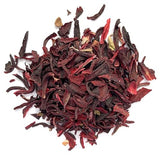 Organic Hibiscus Flower Cut & Sifted, by Herb Co, Hibiscus Sabdariffa, from Germany & Egypt, Kosher, for Hot or Cold Beverages, Tea, Jams, Baked