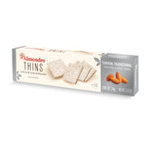 Nougat Sheets Almond Turron Thins, 12 Individually Wrapped Traditional Almond Turron Almond Thins By El Almendro