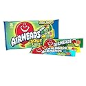 Airheads SOUR Candy Bars, Sour Watermelon Punch, Blue Blast, Lemon Berry Squeeze, 9 Bar Movie Theater Box