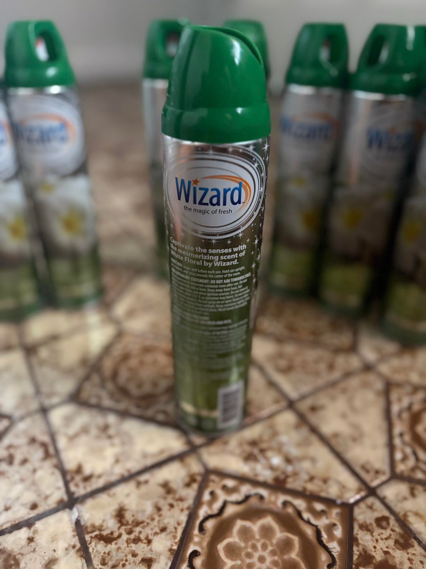 Wizard The Magic of Fresh | Odor Neutralizer & Air Freshener - 10 Oz. White Floral (Pack of 3) (Packaging May Vary)