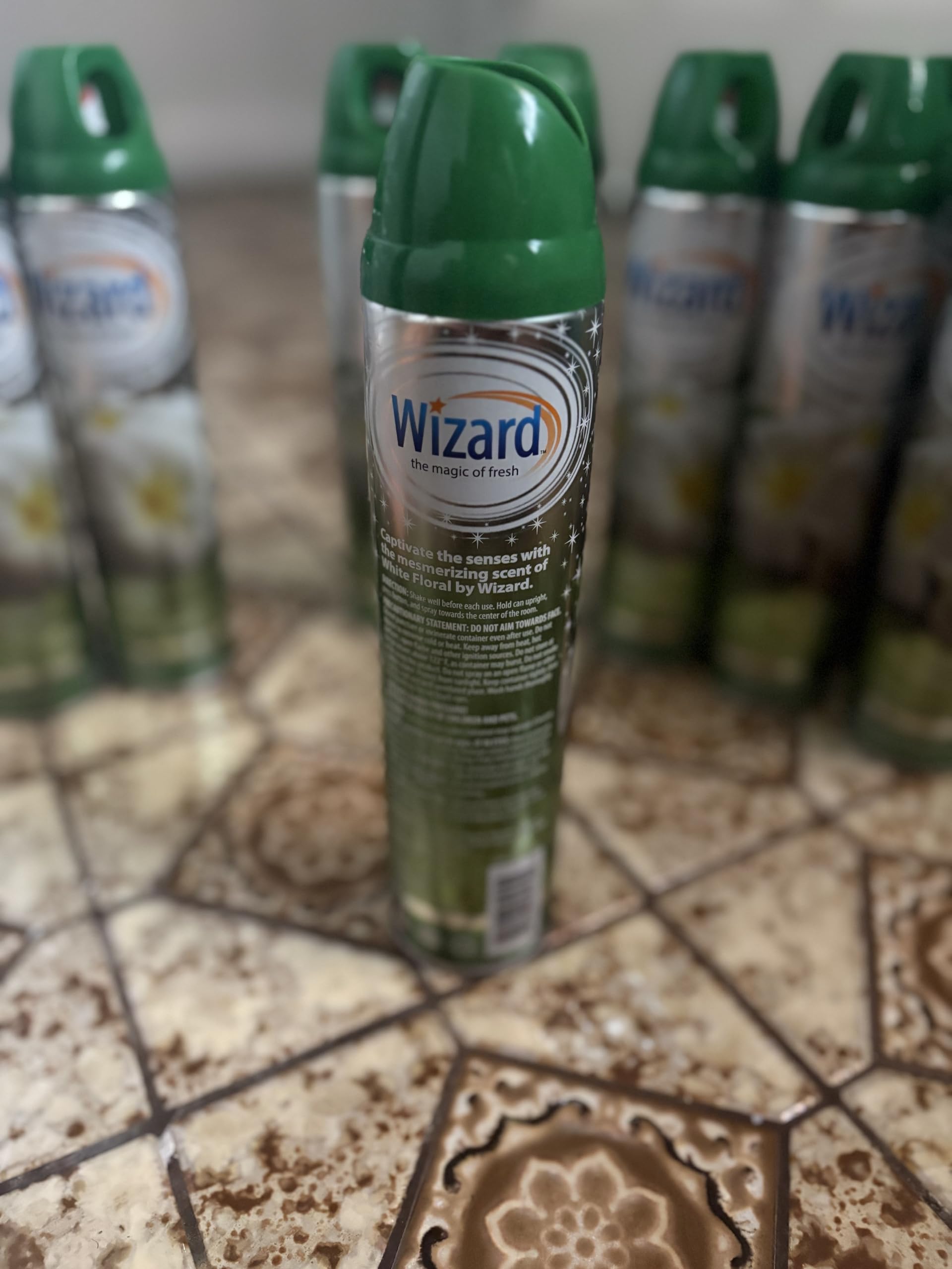 Wizard The Magic of Fresh | Odor Neutralizer & Air Freshener - 10 Oz. White Floral (Pack of 3) (Packaging May Vary)