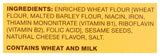 34 Degrees Crisps | Sesame Crisps | Thin, Light & Crunchy Crisps, Single Pack (4.5oz)