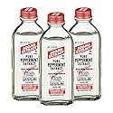 Adams Extract Flavoring 1.5oz Bottles (Pack of 3) Choose Flavor Below (Pure Peppermint Extract)