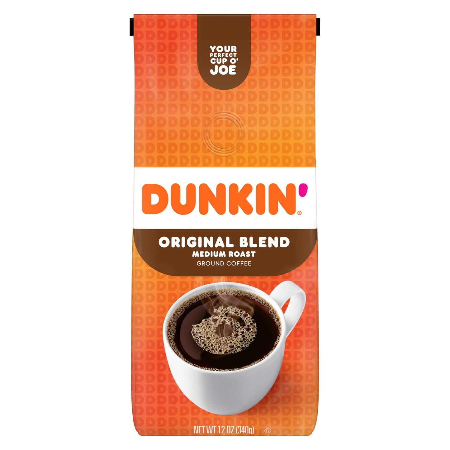Dunkin' Original Blend Medium Roast Ground Coffee, 12 Ounces