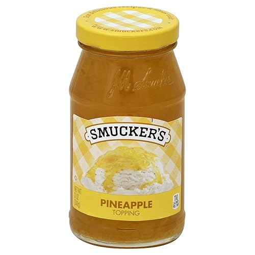 Smucker's Pineapple Spoonable Ice Cream Topping, 12 oz