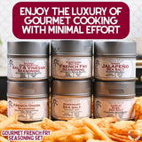 Gourmet French Fry Seasoning Set - Six Pack | Oprah's Favorite Thing 2024 | Authentic Small Batch Seasoning Mixes | 6 Gourmet All Natural Spice Blends