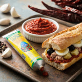 Le Phare du Cap Bon Harissa Paste in Tube - Authentic Tunisian Harissa Berbere spice Sauce, Chili Pepper Paste & Seasoning, Spicy Red Pepper Condiment