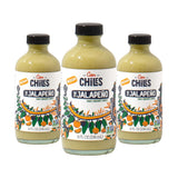 Cien Chiles The Jalapeño | All Natural Sauce | Zero Sugars, Non-GMO, Gluten-Free, Vegan | 8 OZ Bottle