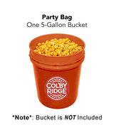 Colby Ridge Gourmet Craft Popped Gluten Free Popcorn Bulk Sized Large Gift Party Bags (Bulk 5 Gal. 80 Cups) (Fluffy White)