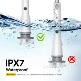 Sorpci Electric Spin Scrubber, 2026 New Cordless Cleaning Brush, Shower Cleaning Brush with 7 Replaceable Brush Heads, Power Scrubber 3 Adjustable