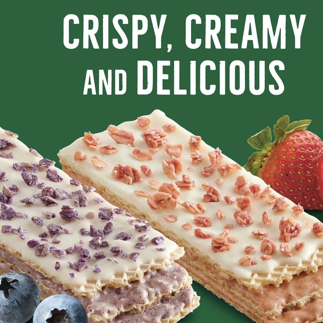 Natures Valley Crispy Creamy Wafer Bars, Variety Pack, 28 Count