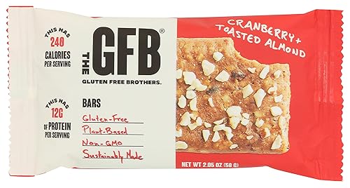 The GFB, Bar Cranberry Toasted Almond, 2.05 Ounce