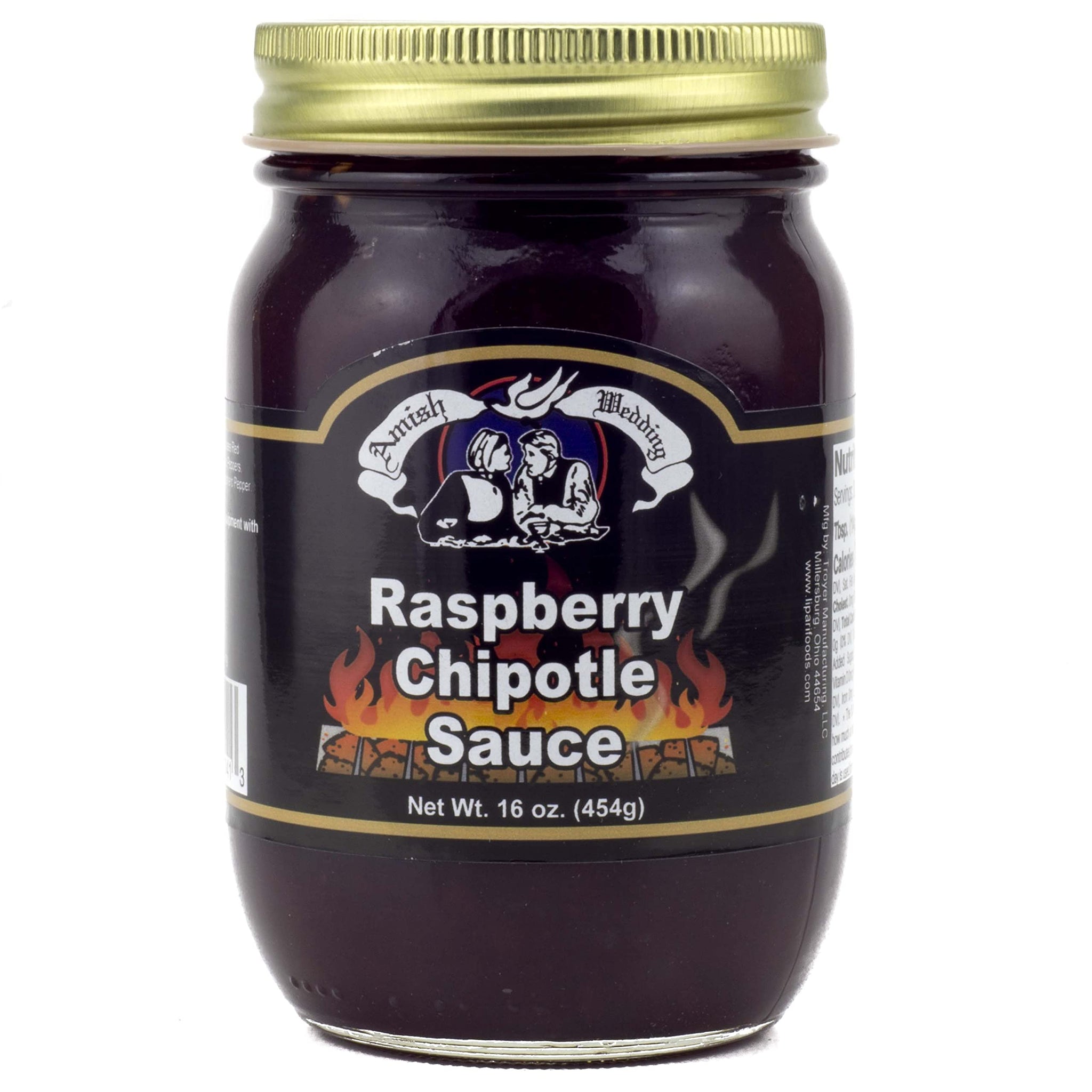 Amish Wedding Raspberry Chipotle Sauce Hot Spicy Sweet Flavor Pack of 2