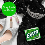 Extra, Spearmint Sugar Free Chewing Gum Grad Gifts Prom Essentials Mint Gum, 15 Stick Slim Pack, 15 Count
