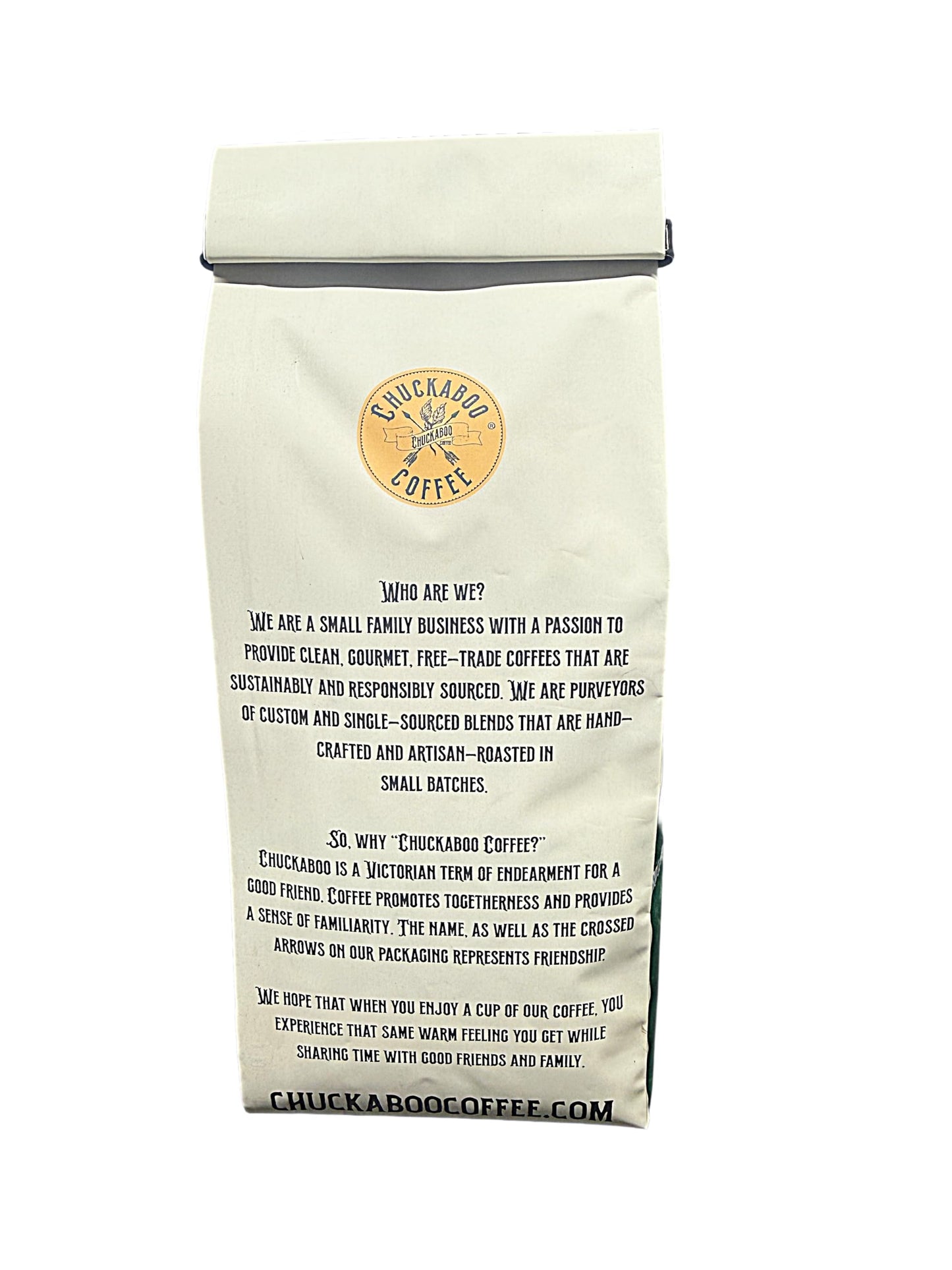 Chuckaboo Coffee Ethiopian Guji Blend Organic - Medium/Dark Roast - Specialty Grade Coffee - Organic