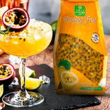 Passion Fruit Pulp with seed, No Added Sugar, Authentic Flavor, Maracuya Real fruit for Juices, Cocktails, Desserts, Refreshing Drinks, Sauces