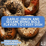 Everything Bagel Seasoning | Gourmet Spice Mix | All Natural, Non GMO | Artisanal Seasoning | Sustainably Sourced, GLP-1 Friendly | Ultra Premium