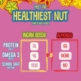 Brass Roots Organic Incan Protein Seeds - High Protein, School Safe, Nut Free, High Omega 3, Supports Gut Health, Good Source of Fiber, Shark Tank (10