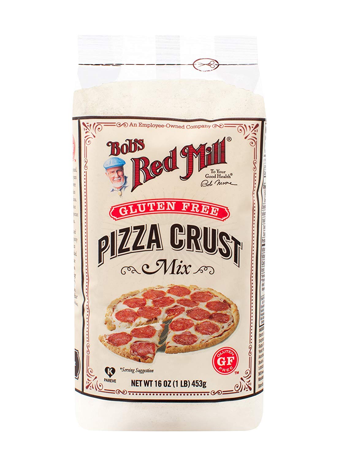 BOBS RED MILL MIX GF PIZZA CRUST, 16 OZ, PK- 4
