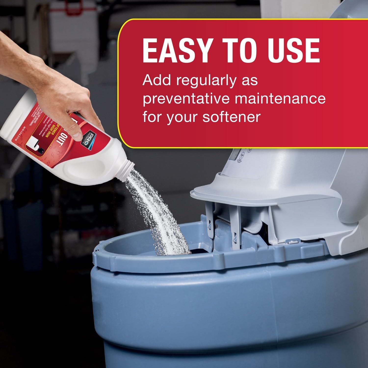 Pro Products Rust Out Water Softener Cleaner - Removes Rust Buildup -- Maintains Softener Performance - Removes Iron - Enhances Softener Performance