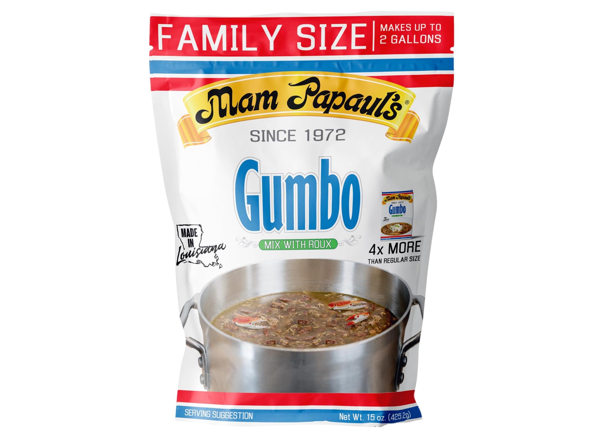 Mam Papaul's Family Size Gumbo w/ Roux