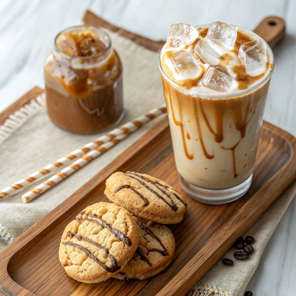 The Original Donut Shop® K-Cup Iced Duos Cookies and Caramel Coffee - Compatible with Keurig Brewer - Medium - 24 / Box