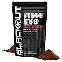 Blackout Coffee Morning Reaper Ground Coffee - Medium Roast, Bold & Strong Flavor - Freshly Roasted 12oz Bag.