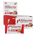 1st Phorm Power Pro Protein Bars, Peanut Butter Chocolate Chip Flavor, 15G Whole Food Protein, Gluten Free, Snack Bars for on the Go or Pantry Snacks