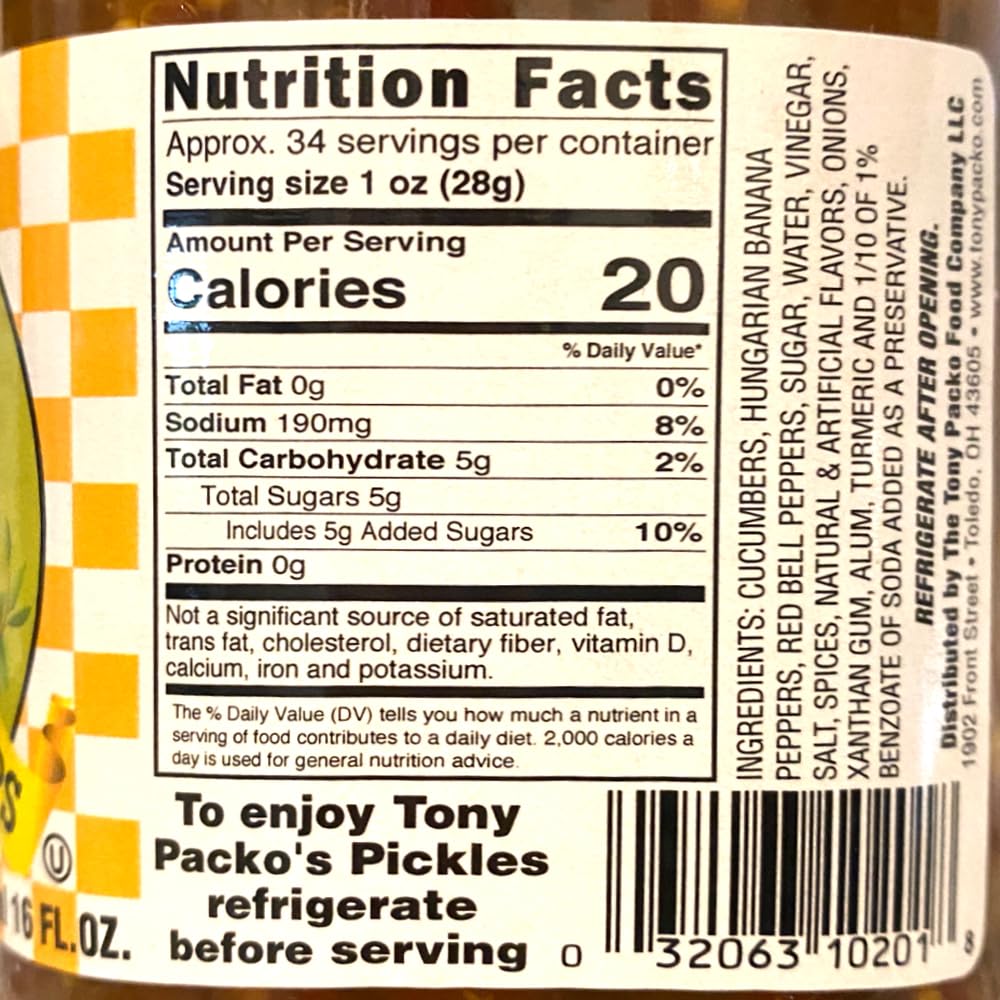 Tony Packo’s Pickles & Peppers Relish, 6 Jars (16 oz each) with Jar Opener, USA-Made Relish, Hot Dog Topping, Sandwich Spread, Toledo Ohio, With Pulp