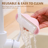 Travel Mini Lint Roller 2 Pack - Portable, Reusable & Washable Sticky Roller with 2 Extra Refills - Pet Hair Remover for Clothes, Purse, Car, Home