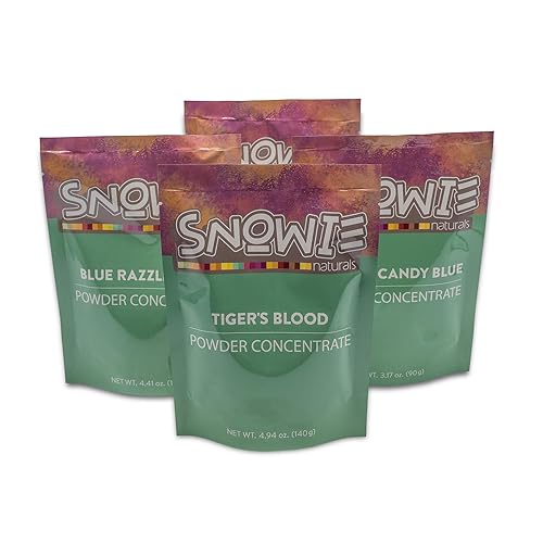 Snowie - All Natural Powdered Snow Cone Flavor Concentrate - Just Add Water! - Root Beer Fizz (Pint)