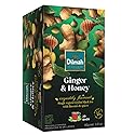 Dilmah Ginger and Honey Flavored Ceylon Black Tea - 20 Tea Bags