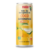 Parrot Brand Sparkling Coconut Mango Flavor Energy Drink 11.2 fl.oz (Pack of 12)