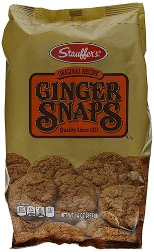 Stauffers Cookie Ginger Snap, Original, 14 Ounce (Pack of 3)
