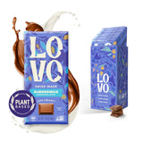LOVO Dairy Free Almondmilk Milk Chocolate Bars, 8 Pack