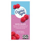 Crystal Light Drink Mix, 12 Packets, for Convenient On-the-Go Flavorful Hydration, Artificially Flavored Raspberry Ice, Zero Sugar, . 6 oz each