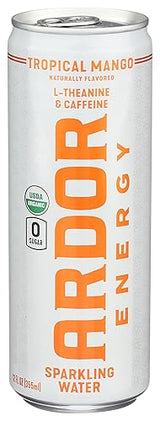 Ardor, Water Sparkling Tropical Mango Organic, 12 Fl Oz