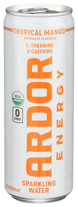 Ardor, Water Sparkling Tropical Mango Organic, 12 Fl Oz