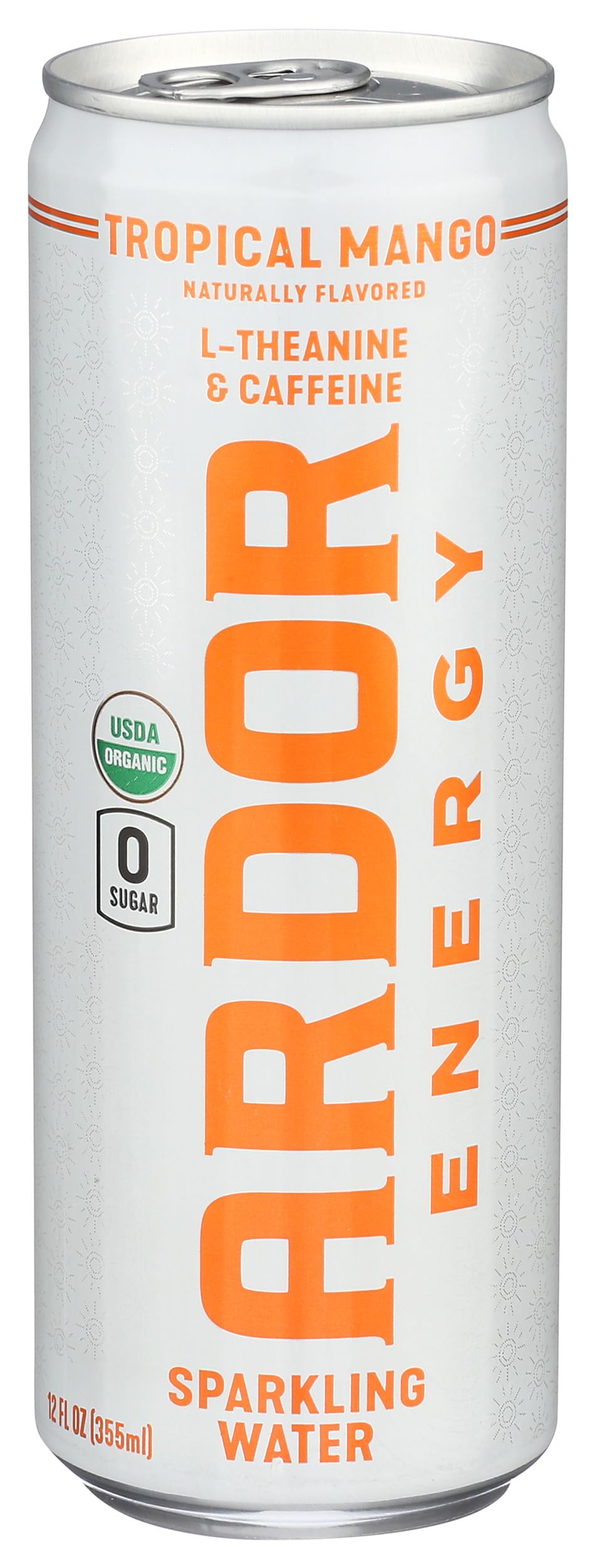 Ardor, Water Sparkling Tropical Mango Organic, 12 Fl Oz