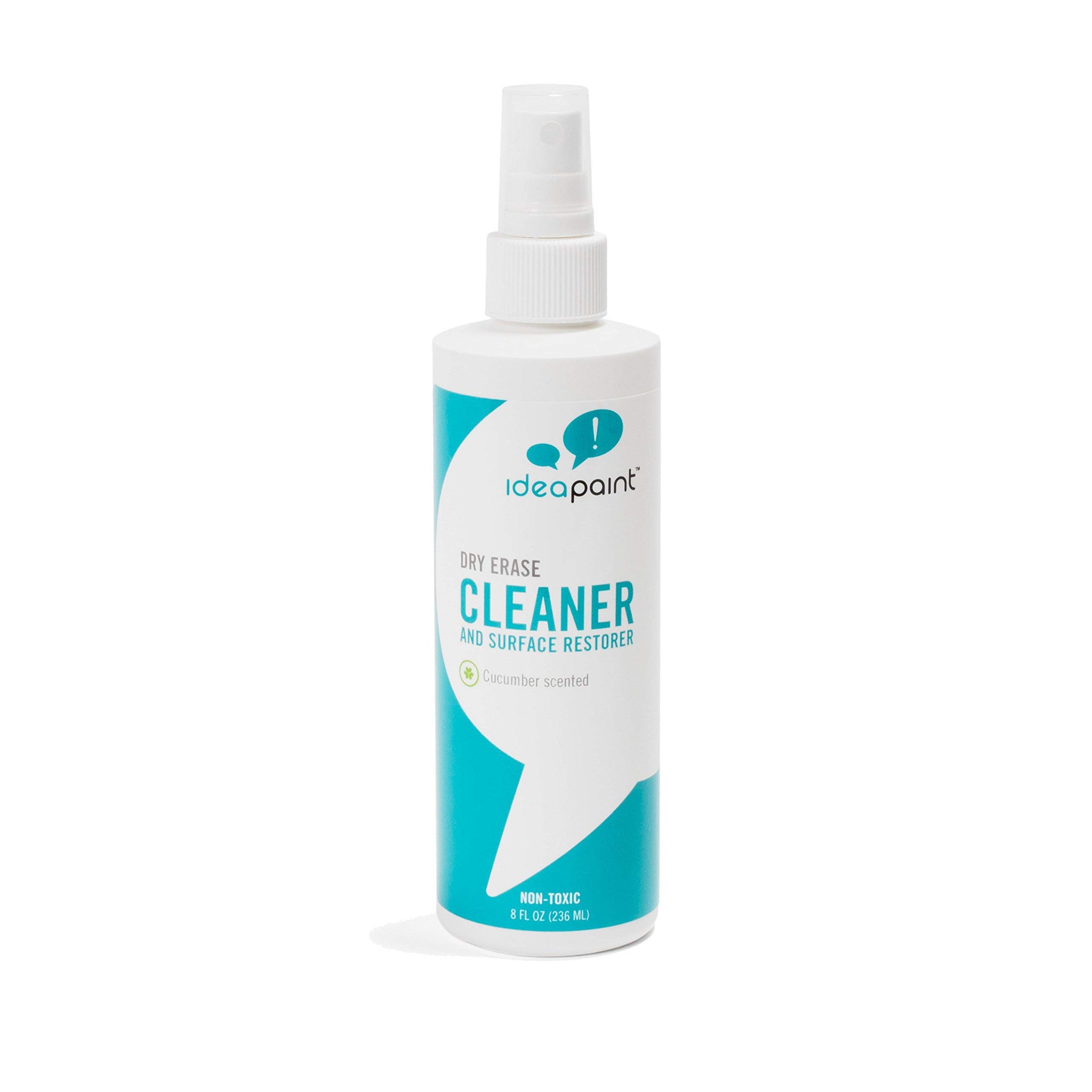 IdeaPaint Cleaner & Conditioner, 8 oz., Dry Erase Board Cleaner, Eliminates Stubborn Stains, Non-Toxic, Solvent-Free Formula, Restores Dry Erase
