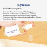 The Clean People Stain Remover Spray - Simple, Clean Ingredients - Laundry Spot Treatment for Food, Pet & Baby Stains - Boosted with Enzymes - Fabric