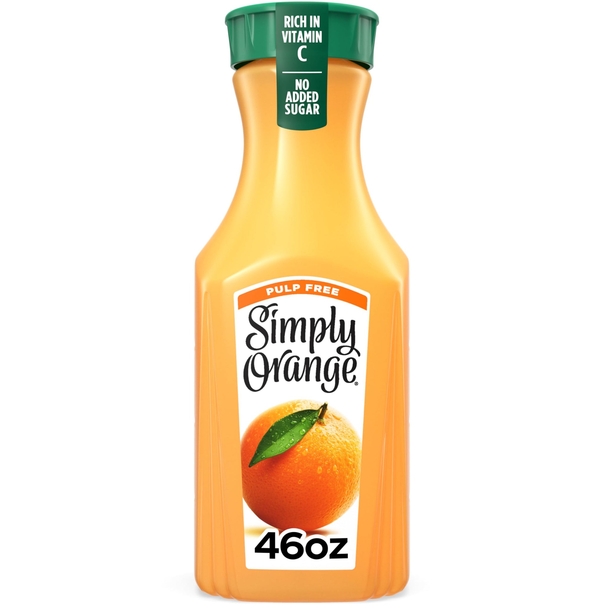 SIMPLY ORANGE JUICE - PULP FREE, 46oz