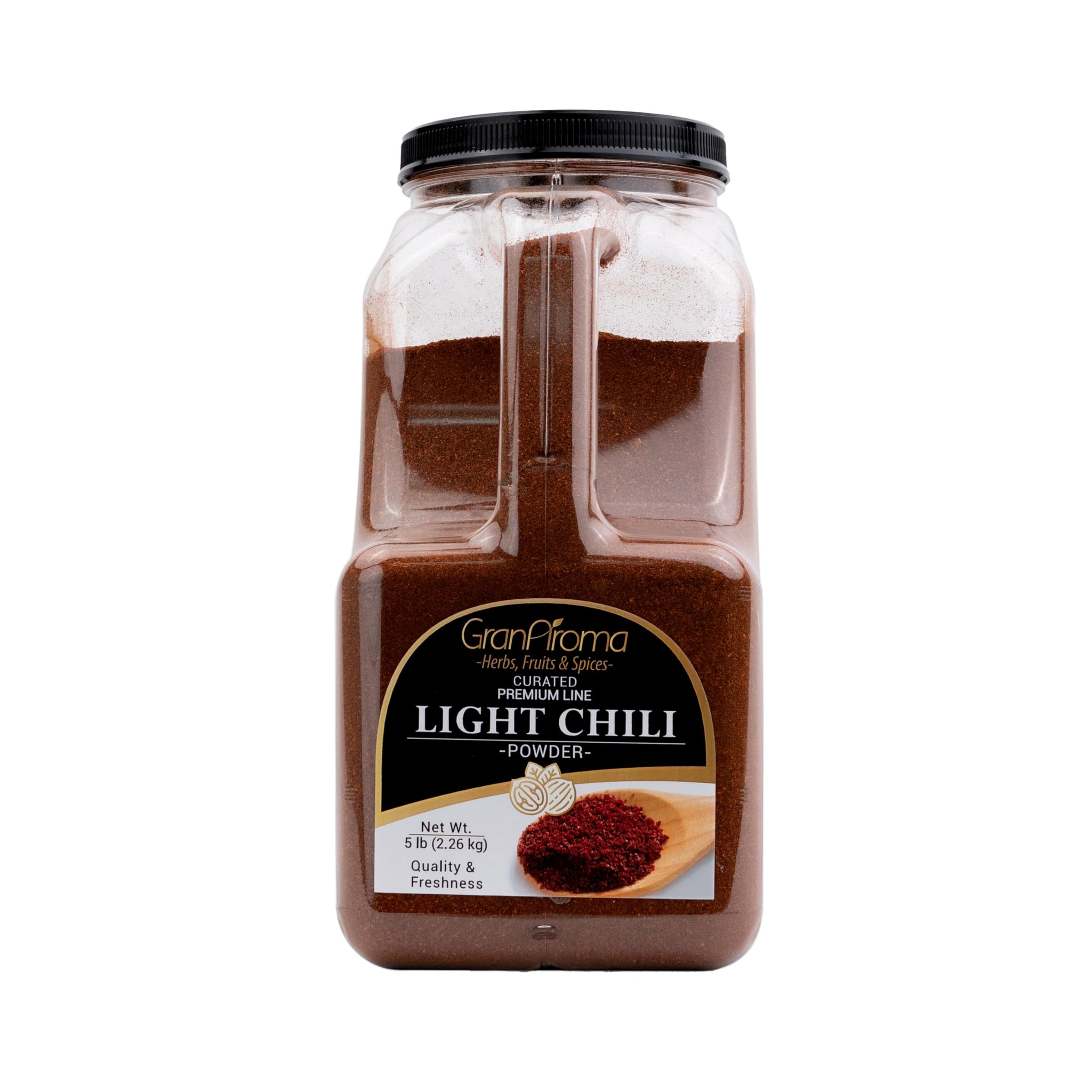 GranAroma Light Chili Powder, Chilis & Dry Rubs, Flavorful Taste (5 Pound)