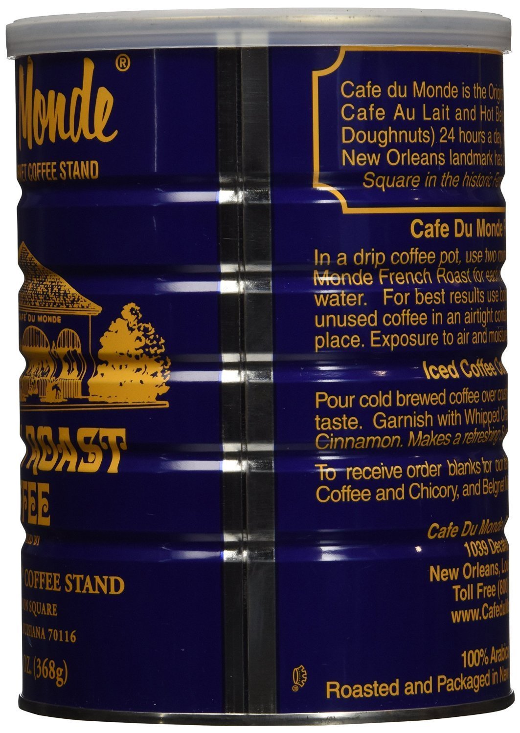 Cafe Du Monde Coffee and Chickory Bundle - New Orleans French Roast Assortment, 15 oz Original and 13 oz, 2 Piece
