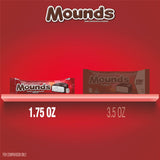 MOUNDS Coconut and Dark Chocolatey Candy Bars, 1.75 oz (24 Count)