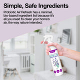 SCD Probiotics - Air Refresh Odor Eliminator Spray - Powerful Non-Aerosol Natural Odor Neutralizer - Home & Car Smell Deodorizer With Light Lavender
