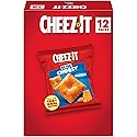Cheez-It Baked Snack Crackers, Lunch Snacks, Extra Cheesy, 12oz Box (12 Packs)