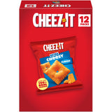 Cheez-It Baked Snack Crackers, Lunch Snacks, Extra Cheesy, 12oz Box (12 Packs)