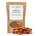 Santa Snacks Gourmet Trail Mix - Kepperton Premium Spicy Snack Blend for Men and Women - Funny Stocking Fillers Gift Baskets, Christmas Gift Ideas